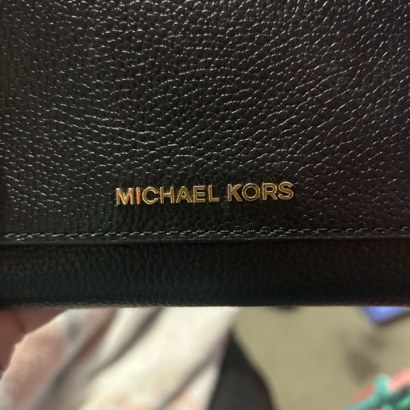 EUC Michael Kors Black Pebble Leather Wallet - Picture 3 of 14